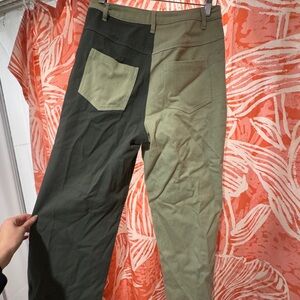 Stylish Two-Tone Green Women’s Jesns